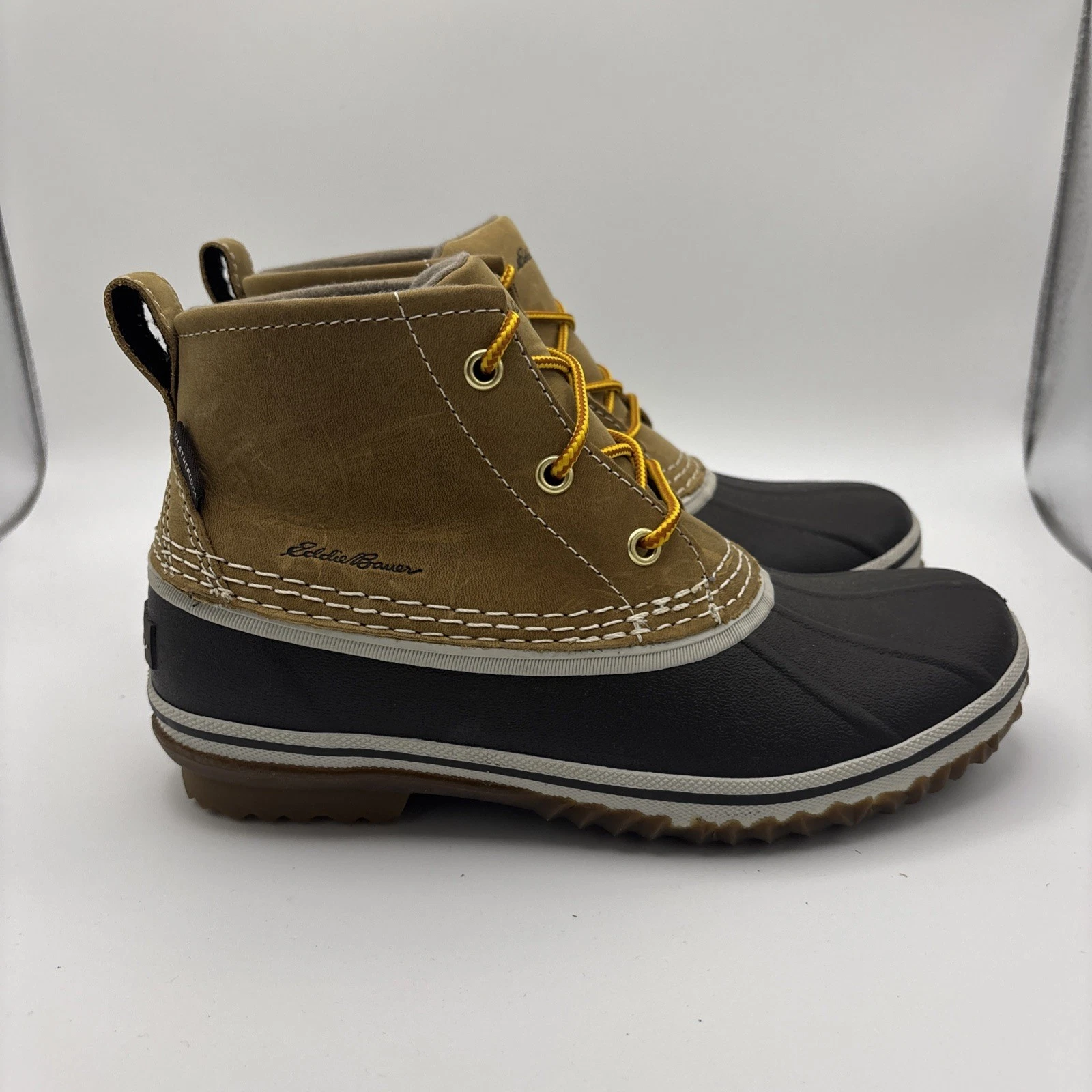 Eddie Bauer Hunt Pac Waterproof Mid Winter Duck Boots Womens 7