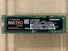 Samsung 860 EVO M.2 SSD 500GB SATA III 3D NAND MZ-N6E500 - health 100%, mint.