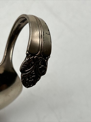 Vintage Wolfenden Sterling Silber gebogener Babylöffel 15 Gramm - Bild 5 von 5
