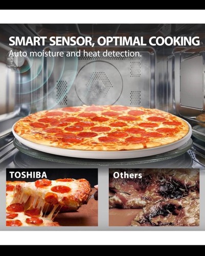 Air Fryer Combo 4-in-1 Arbeitsplatte Mikrowelle, Smart Sensor, Konvektion, Stumm - Bild 4 von 10