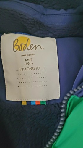 Mini Boden Sherpa Lined Coat - Picture 4 of 5