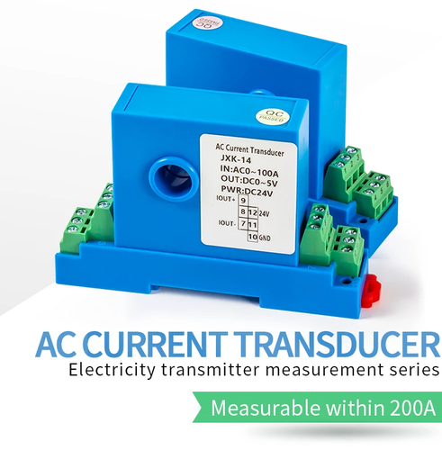 Current Transducer AC DC 0-1A-20A Hall Effect 4-20mA 0-10V RS485 8mm 12mm Hole - Picture 6 of 13