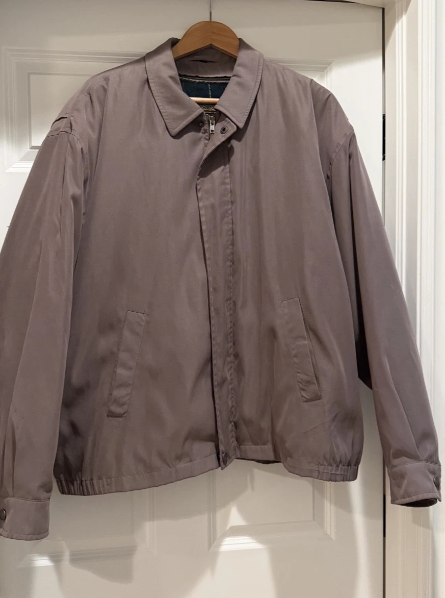 BROOKS BROTHERS STORM JACKET MENS XL OUTDOORS JACKET TAUPE BROWN XL WOOL LINED
Opens in a new window