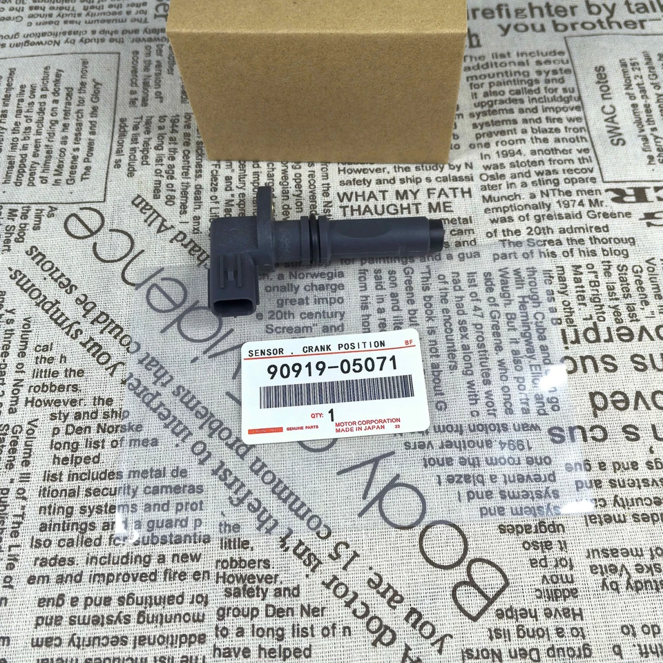 Sensor de posición del cigüeñal OEM 90919-05071 para Toyota Lexus LS460 GX460 Tundra Foto 2 de 3