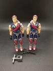 TOMAX (v1) & XAMOT (v1) 1985 G.I. Joe ARAH Vintage Figures Crimson Twins