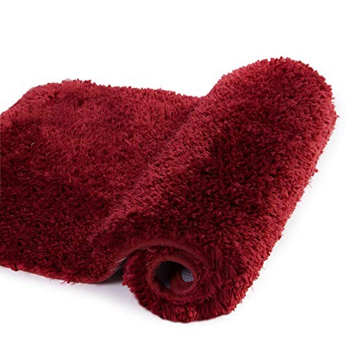 High Pile Bathroom Rug, 24 x 48, Extra Soft & Absorbent, Non 24" x 48" Red - Bild 1 von 6