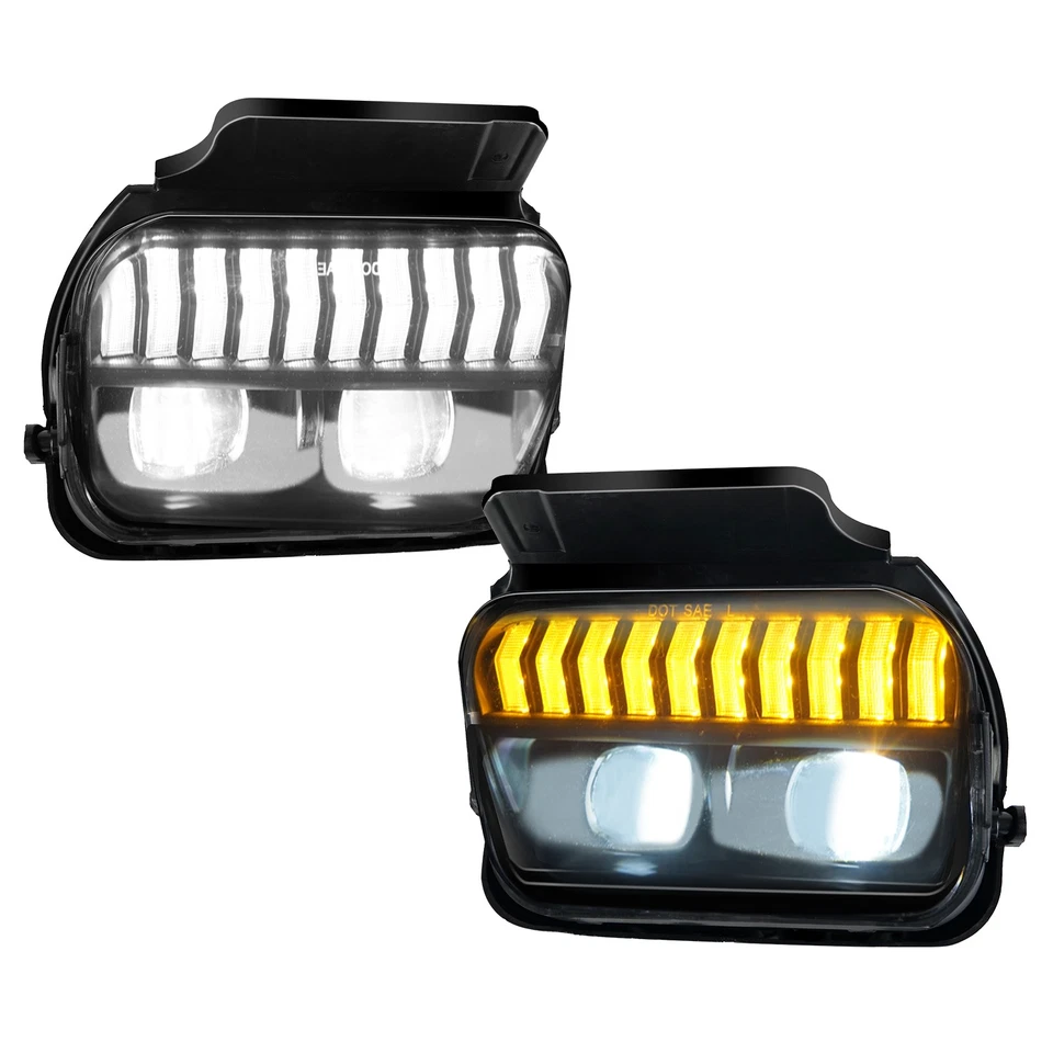 For 2003-2007 Chevy Silverado 1500 Avalanche LED Fog Lights Bumper Lamps w/ DRL - Изображение 3 из 4