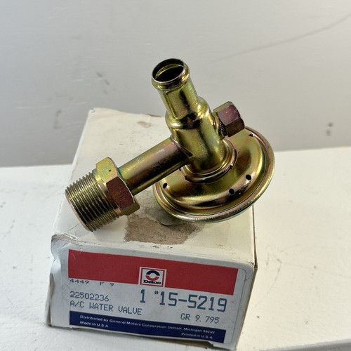 New OEM Delco15-5219 GM 1982-1992 GM Air Conditioning Water Valve GM 22502236 - Picture 3 of 5