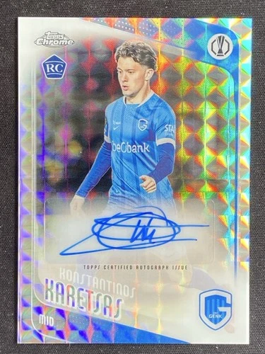 Konstantinos Karetsas 2025-26 Topps Chrome UCC Geometric Auto RC #CA-KK