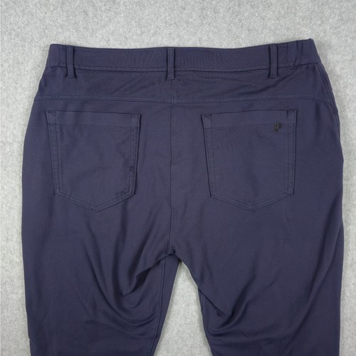 Pantalones de recreo público para hombre 36x28 azul distribuidor chino 5 bolsillos día de trabajo golf informales  - Imagen 7 de 18