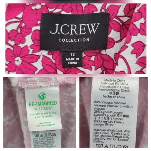 VESTIDO MAXI MANGA ABULLONADA CUELLO EN V COLECCIÓN J.CREW, TALLA 12 - Imagen 5 de 10