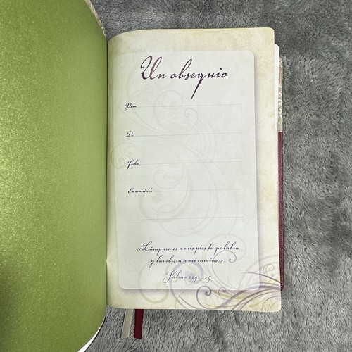 Biblia de la Mujer Reina Valera 1960 Leather Cover Floral Spanish Bible - Imagen 2 de 12