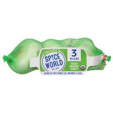 Spice World Organic Garlic Whole , 3 Bulbs