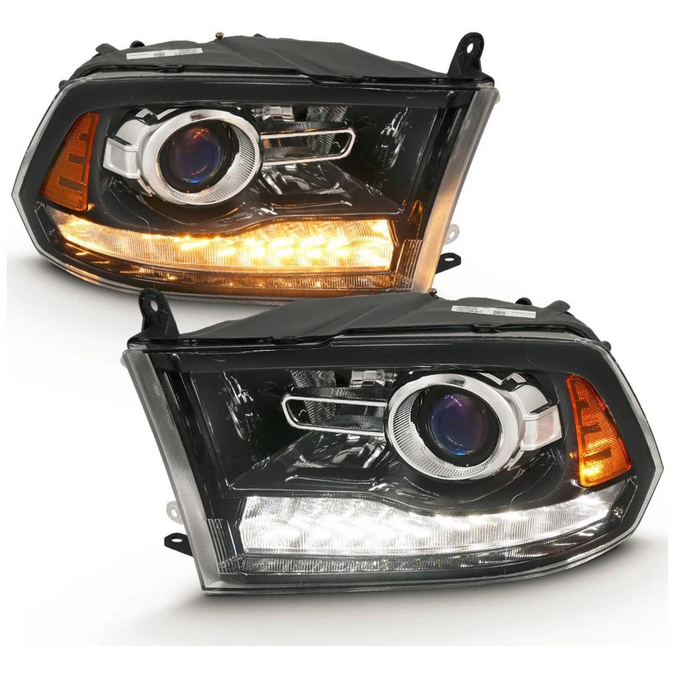 Anzo Headlight Set For 2011-18 Ram 1500 Left and Right Halogen with Bulb 111439 - Imagem 2 de 4