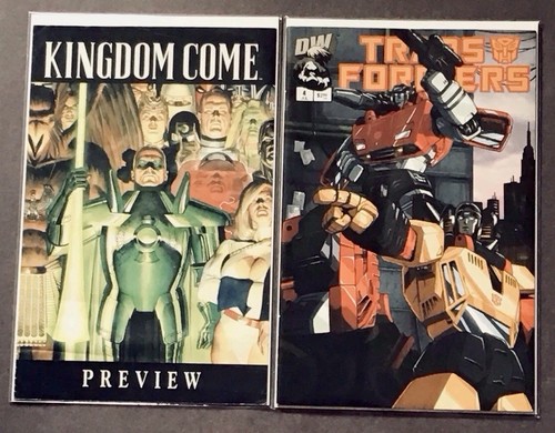 Kingdom Come Preview (DC 1996) +Transformers Gen One #4(Dreamwave 2002) + MARVEL - Picture 2 of 2