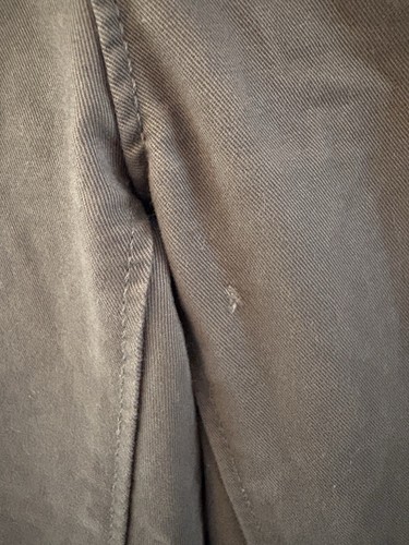 Boys Lands End Green Cargo Jersey Knit Lined Pants Size 18 Husky Reinfored Knee - Picture 3 of 7