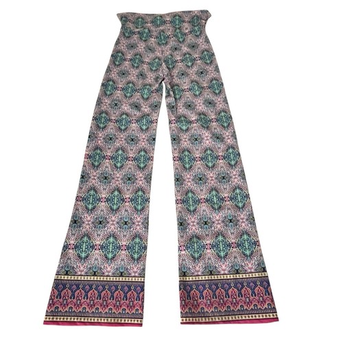 Pantalones Cabana Life Estampado Marroquí UPF 50+ Pequeños Púrpura Multicolor Boho Palazzo