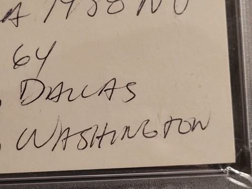 Andy Cvercko Green Bay Packers Signed Autographed Index Card PSA/DNA Autograph - Picture 12 of 16