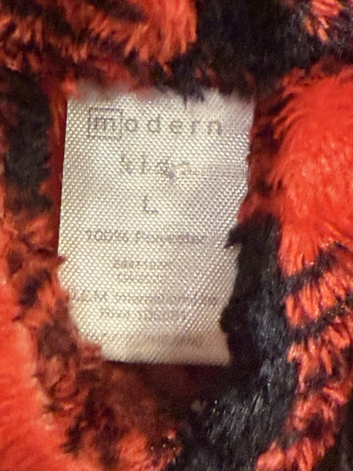 Bata moderna a cuadros búfalo talla grande para niños *leer* Foto 2 de 4