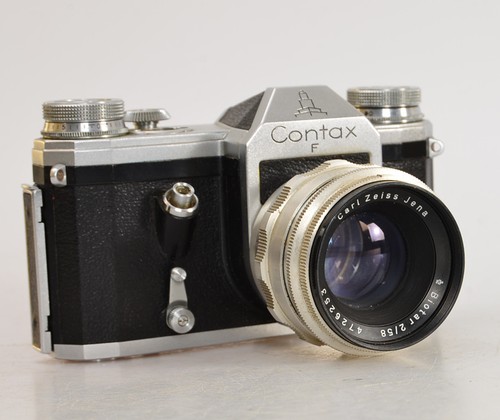 PENTACON Contax F - Contax S + Biotar 2/58 CARL ZEISS JENA (SSB) ⭐⭐⭐ (7622) - Picture 5 of 11
