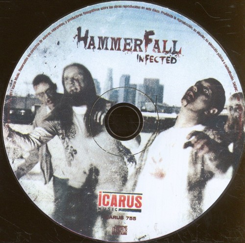 Hammerfall Infected CD Argentinien Icarus Musik 2011 ICARUS755 - Bild 3 von 3