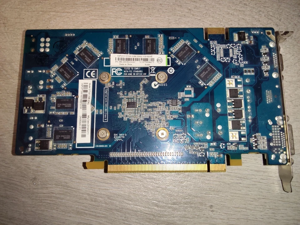 SCHEDA VIDEO NVIDIA GEFORCE GT330 2GB DDR2 PCI-E G92 256BIT - Immagine 4 di 4
