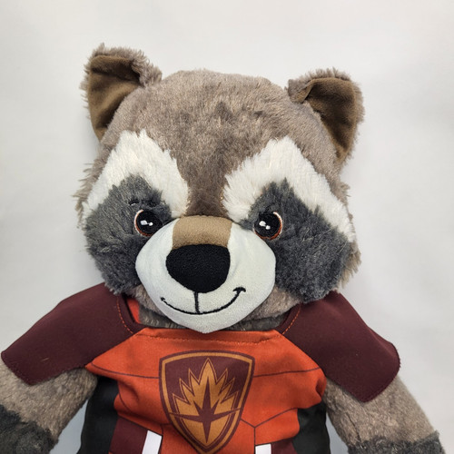 Marvel Guardians Of The Galaxy Rocket Raccoon Build-A-Bear Plush With Outfit UK - Picture 2 of 11