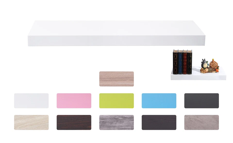 Wandregal Wandboard freischwebend Bücherregal Hängeregal Schweberegal Wohnzimmer - Bild 1 von 1