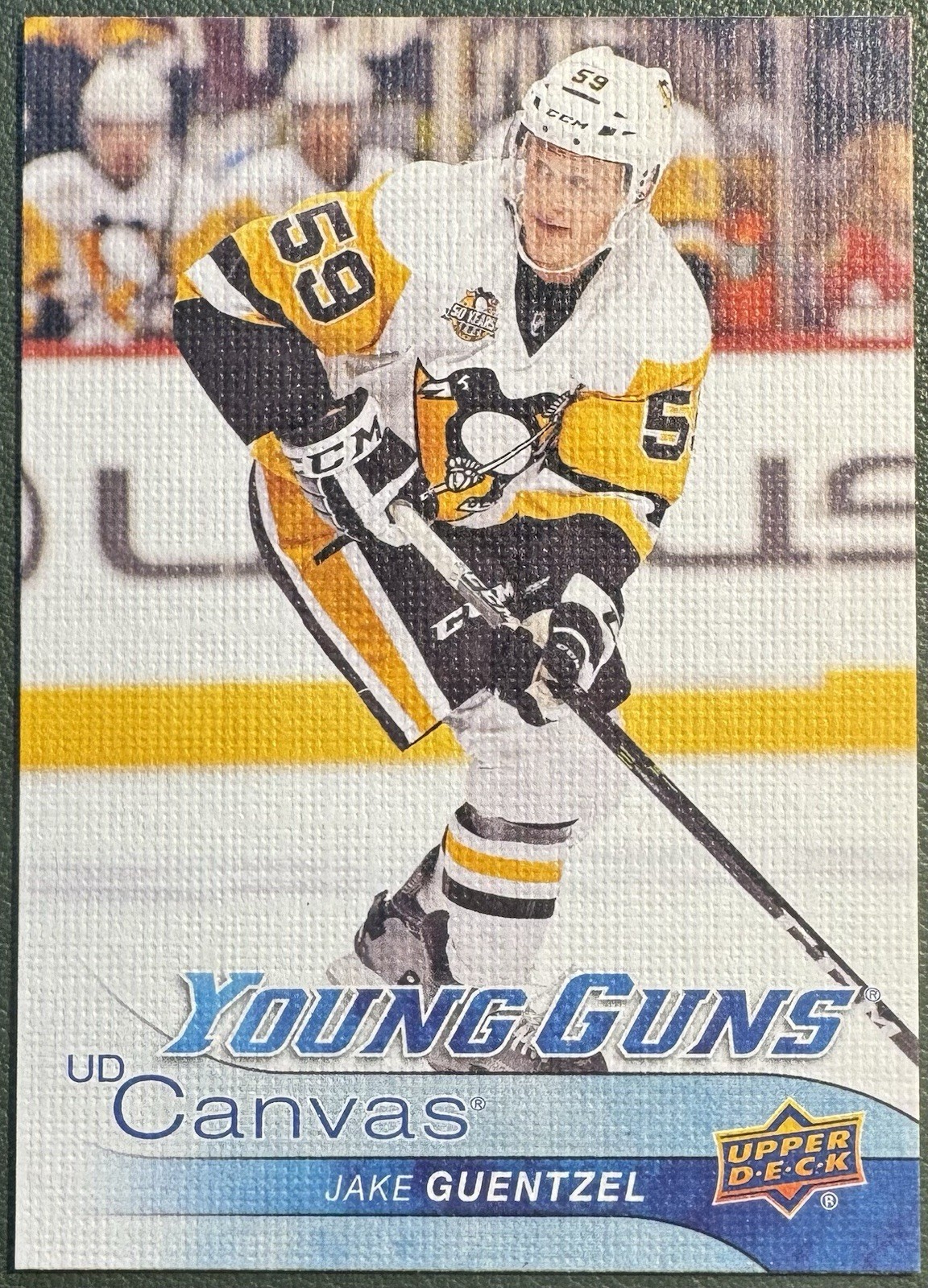 2016-17 Upper Deck Young Guns Canvas C235 Jake Guentzel - Penguins
