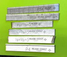 Machinist tools  Mo-MAX  Lathe Cut off tools  P4 P5  LOT of 5  Made in USA