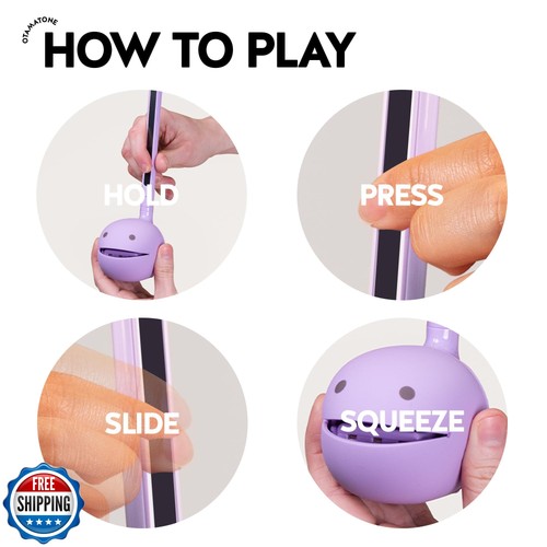 Otamatone japanisches elektronisches Musikinstrument tragbarer Musiksynthesizer f - Bild 2 von 5