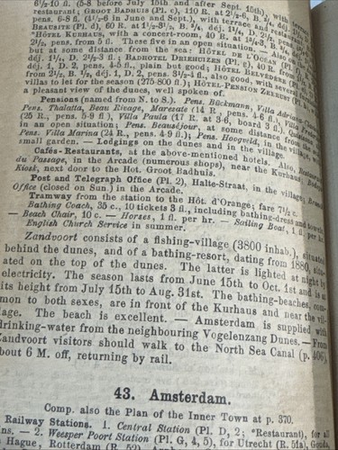 1910 BAEDEKER's Travel Guide: Belgium and Holland London Printing With Maps - Picture 8 of 15