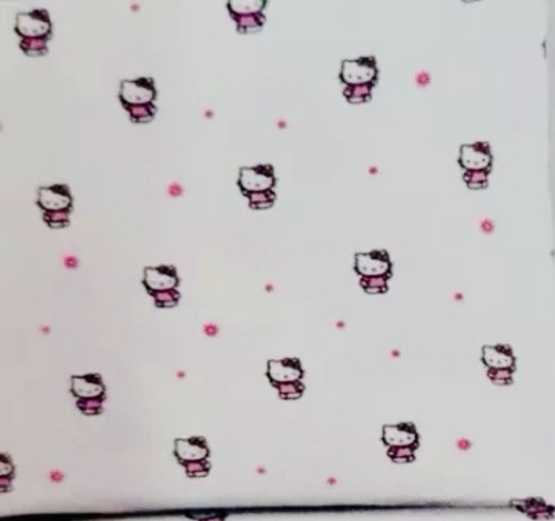 NUOVO! Set lenzuola Sanrio Hello Kitty rosa trapunta finta e HK margherita cotone TWIN. - Foto 6 di 7