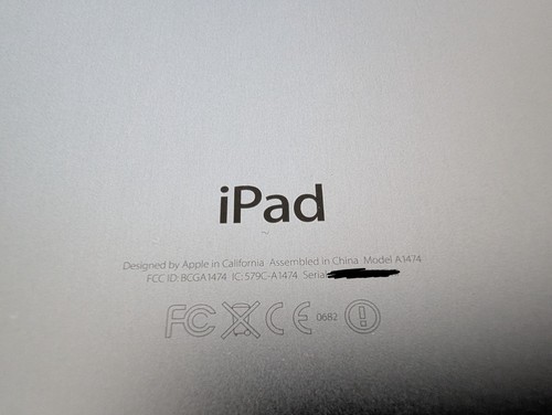 Apple iPad Air (1st Generation) A1474 32 GB, Wi-Fi, Space Grey - Picture 3 of 6