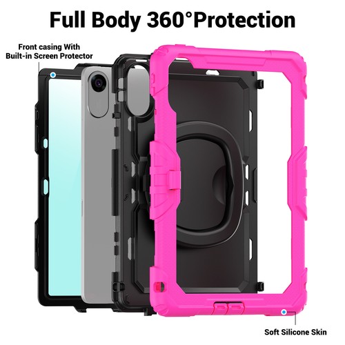 For Xiaomi Redmi Pad 2 11-inch 2025 Rotation Handle Stand Shockproof Rugged Case - Picture 84 of 153