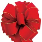 Red Velvet Ribbon Velvet Christmas Ribbon Red Wired 50 Yards/2.5 2 1/2 Inch W...
