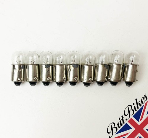GENUINE LUCAS CLASSIC MOTORCYCLE PILOT LIGHT BULB 6V 4W BA9S - LLB293 - Picture 27 of 28