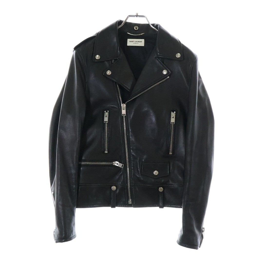 SAINT LAURENT PARIS 15aw L01 Giacca Moto Classica Pelle Piloti Nero