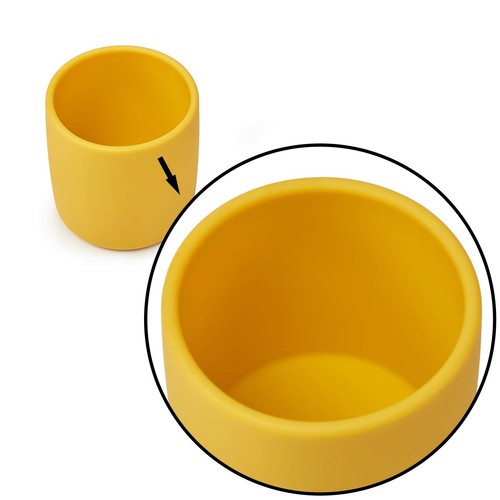 Silicone Toddler Cup 6 ozToddler Open Cup Study and Durable Open Cup for Baby... - Picture 3 of 7