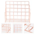 Letter Rack Magazine Office Mail Organizers and Storage Book Shelf with Slots