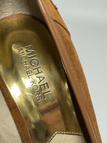 Michael Michael Kors Rory Loafer Keilabsatz Walnuss Damen Größe 91/2 - Bild 5 von 14