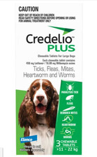 Credelio Plus For Large Dogs 11 - 22 Kg Green 3 PACK