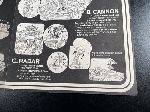 1979 Star Wars vintage Millennium Falcon instruction manual - Picture 11 of 17