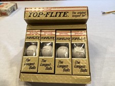 Vintage Spalding Top Flite Golf Balls Box 12