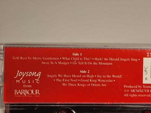 The Heart of Christmas Jazz Piano CASSETTE 1997 Joysong Music Holiday NEW SEALED - Picture 4 of 4