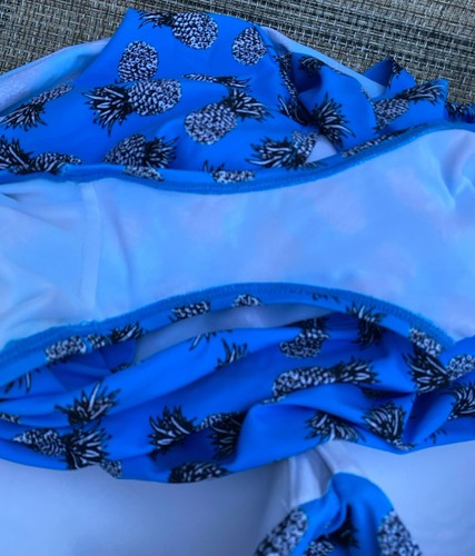 Torrid Women's Pineapple Blue Beach One Piece Bathing Swim Suit Size 3 (3X) - Picture 15 of 15