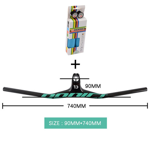 Carbon Bicycle Handlebar Parts Integrated Mountain Cycling Ultralight Riser Bars - Picture 23 of 48