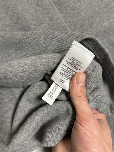 Vintage Polo Ralph Lauren OldMoney Style Gray 1/3 sweatshirt sweater Pullover L - Picture 6 of 8