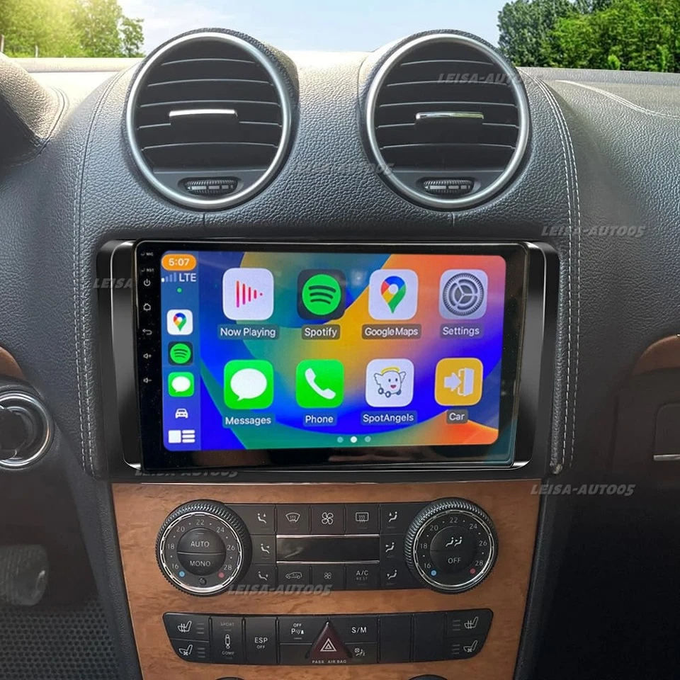 For Mercedes-Benz ML350 GL450 2007-2011 Android 13 Car Radio Stereo GPS CarPlay Foto 4 de 4