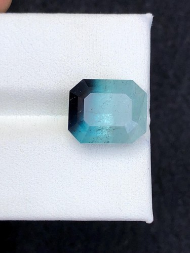 Bi Colour Tourmaline Faceted 7 ct - Harmony Gem for Connection and Love - Picture 8 of 8